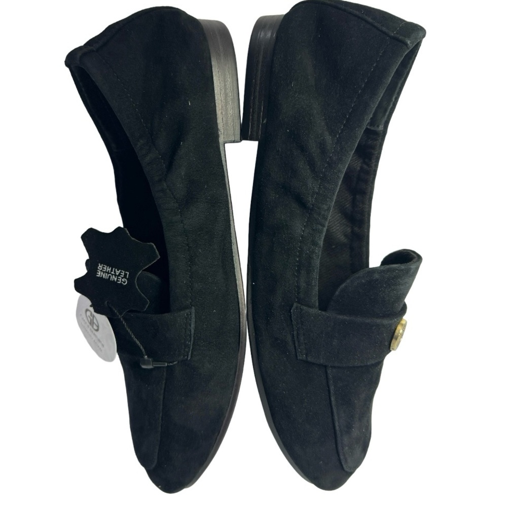 Giani Bernini Trinaa Ruched Slip-On Loafer Flats Women’s Black Suede Sz8M - Picture 12 of 12